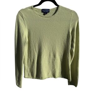 Charter Club 100% Cashmere Mint Green Sweater Y2K Vintage Small